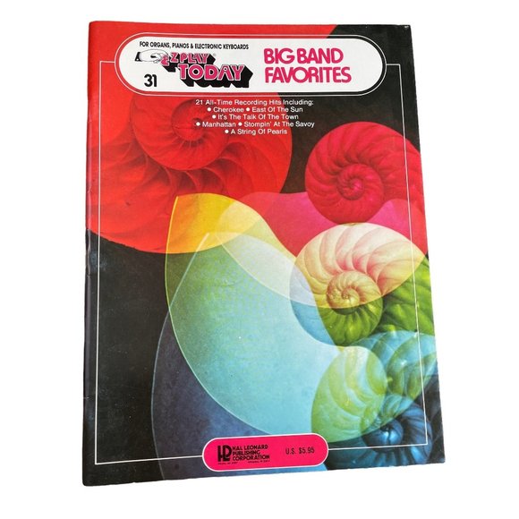 Big Band Favorites Sheet Music Book E-Z Play Beginner Organ Piano Keyboards - Picture 1 of 4
